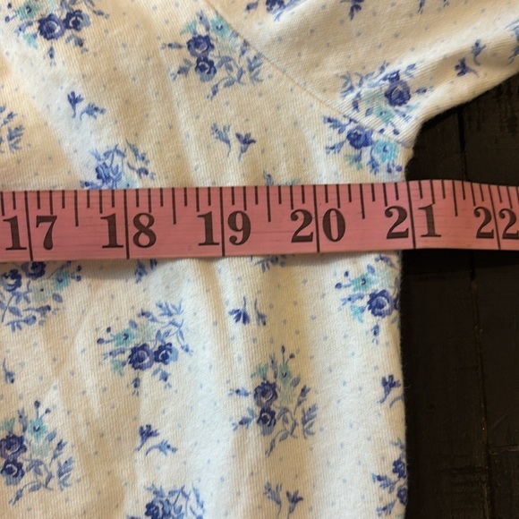 Eileen West Floral 100% Cotton Long Sleeve Romantic Nightgown XL - Picture 8 of 11